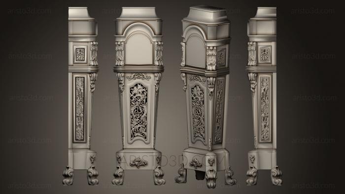 Carved furniture and interior items (CARVDM_0017) 3D model for CNC machine